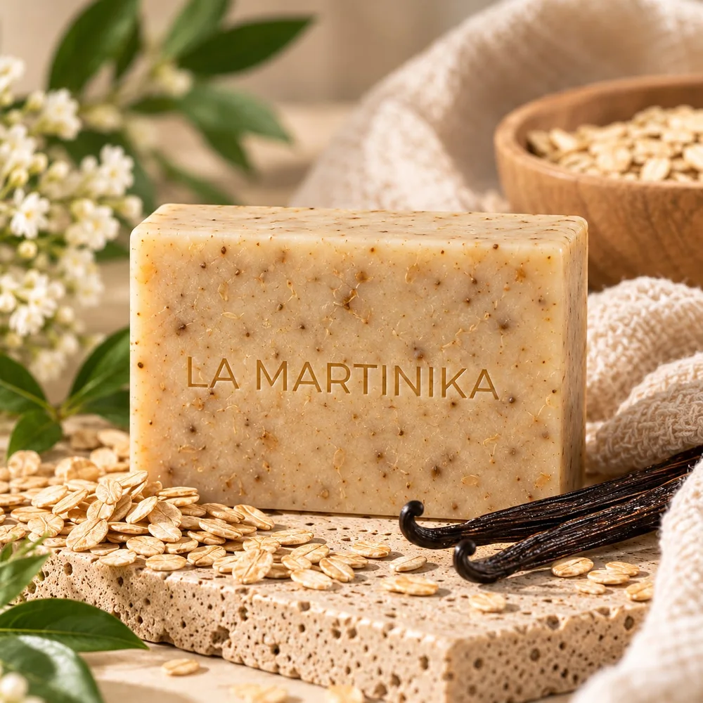 Jabón de Avena y Vainilla